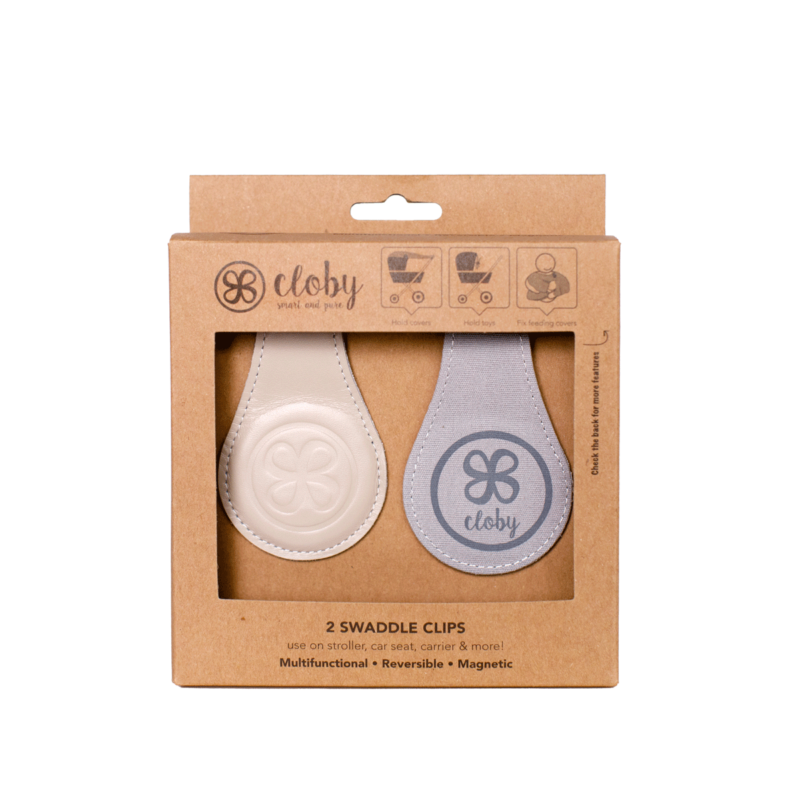 Cloby Magnet Clips beige
