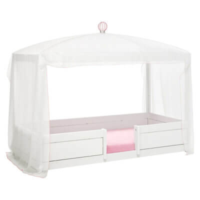 Life time Bett 4in1 weiss mit Himmel white pink