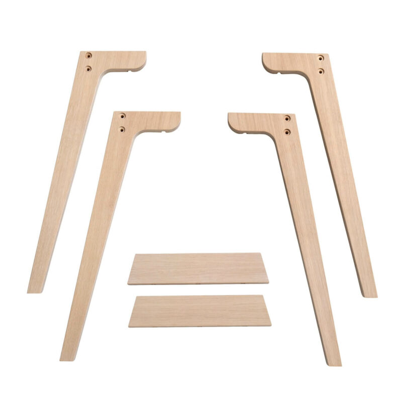 Oliver Furniture Extra Tischbeinset Wood für Tischhöhe 66 cm